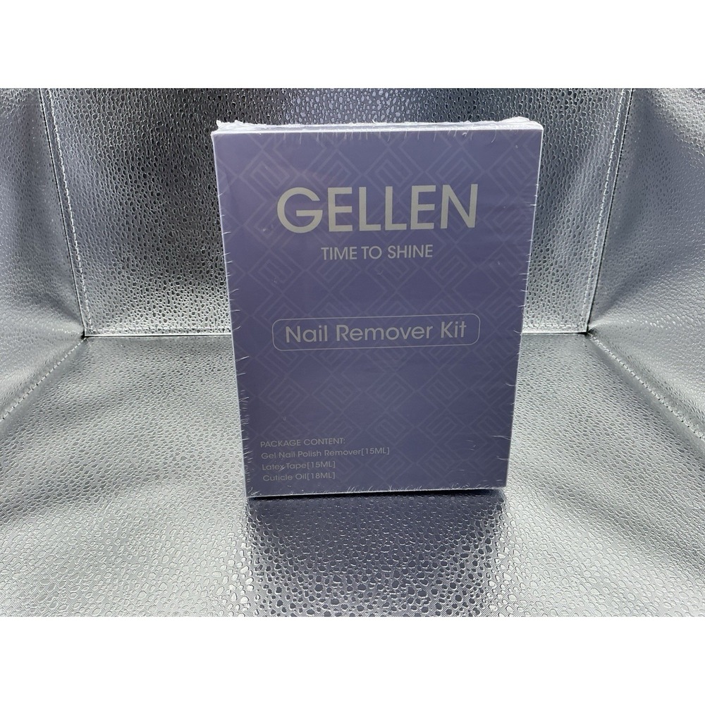 Gellen Gel Nail Polish Remover Kit 15ML NIB Sealed  Expiration 2030/06/30